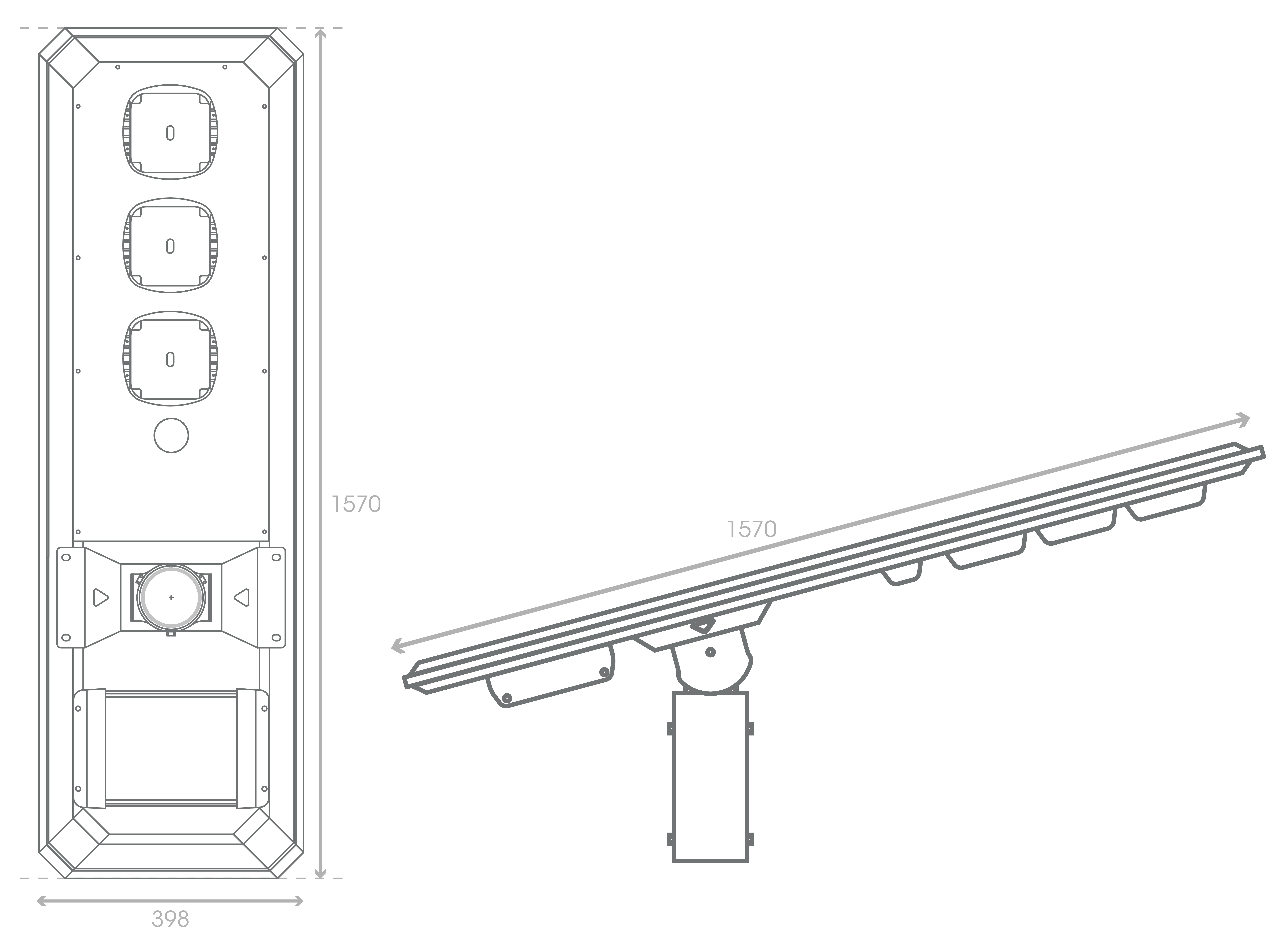 LED SOLAR RICHMOND - 60W